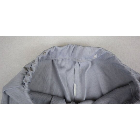 VINTAGE WOMEN'S GRAY ELASTIC WAIST CROPPED PULL-ON PANTS - SIZE S/M - Picture 4 of 5